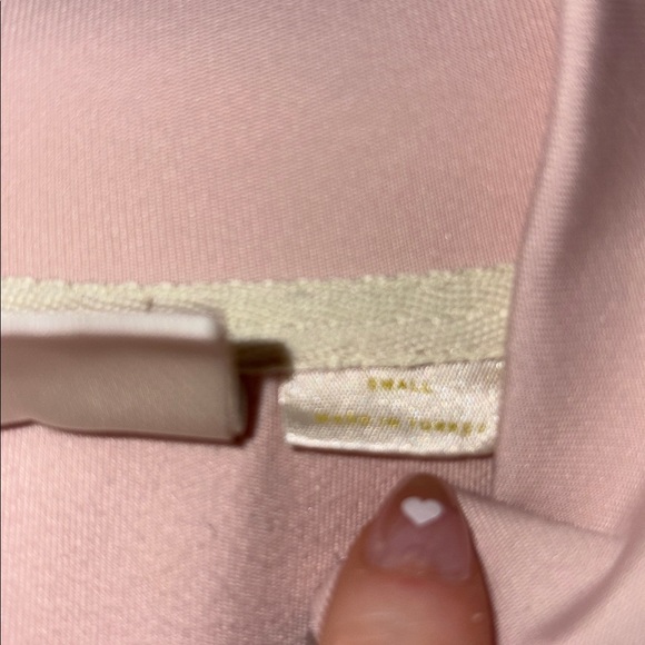 Maeve Anthropologie Pink Jacket Full Zip Sweatshirt Size Small Oversized - Picture 4 of 9